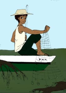 Mangues, personagem do jogo "A Ilha do Caos"